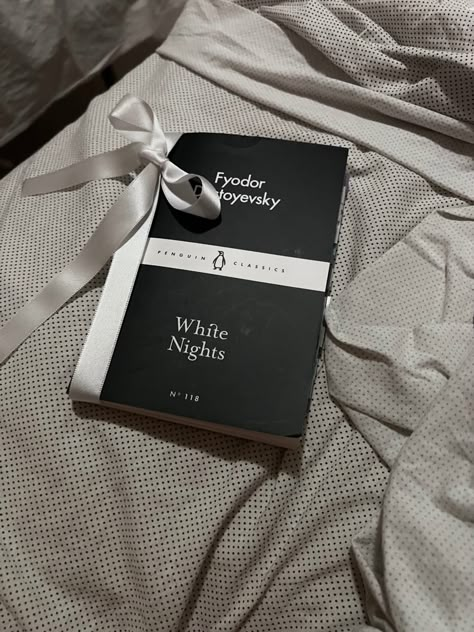 White Nights Dostoevsky Book, Dostoevsky Book Aesthetic, White Nights Aesthetic, White Nights Book, White Night Aesthetic, White Nights Dostoevsky, Dostoevsky Books, Dostoevsky Aesthetic, Fyodor Dostoyevsky Books