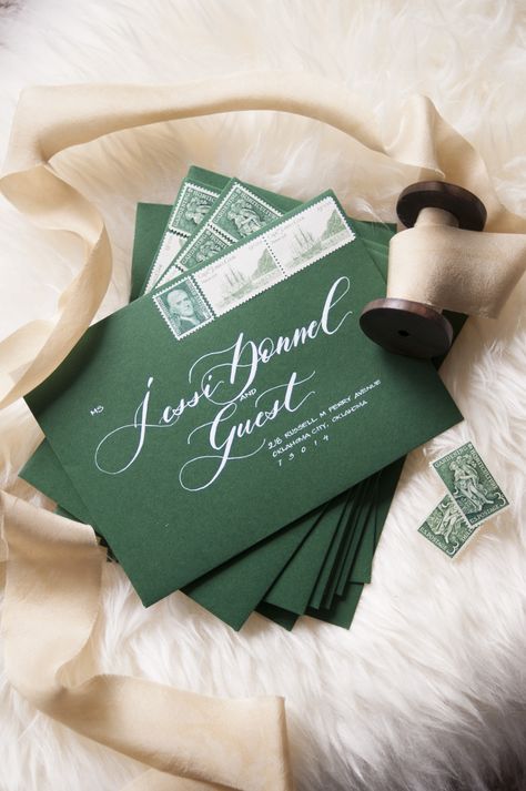 Calligraphy Inspiration: Ruth Jahja of Seniman Calligraphy Handwritten Christmas Cards, Wedding Invitation Envelopes Address, Wedding Invitations Calligraphy, Handwritten Christmas, Wedding Invitations Envelopes, Calligraphy Envelope Addressing, Envelope Lettering, Calligraphy Envelope, Invitation Calligraphy