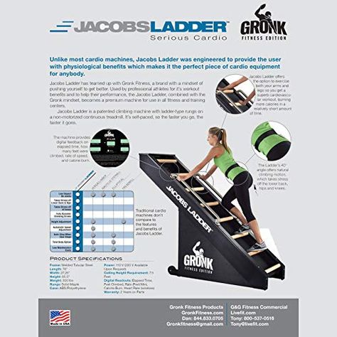 Price: (as of Full Body Workout - Jacobs Ladder offers the option to exercise both your arms and legs so you get a superb cardiovascular workout, burn... Climber Workout, Ladder Workout, Workout Benefits, Jacobs Ladder, Cardio Machine, Workout Stations, Cable Workout, Step Machine, Cardio Machines