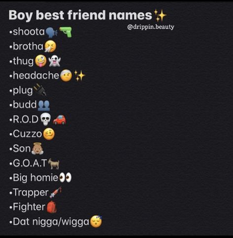 Nick Names For Boy Best Friends, Friend Nicknames Ideas, Best Friend Nicknames Ideas, Boy Best Friend Nicknames Ideas, Best Friend Nicknames, Nicknames For Guys Friends, Nicknames For Bestfriends, Contacts Names, Contact Name Ideas