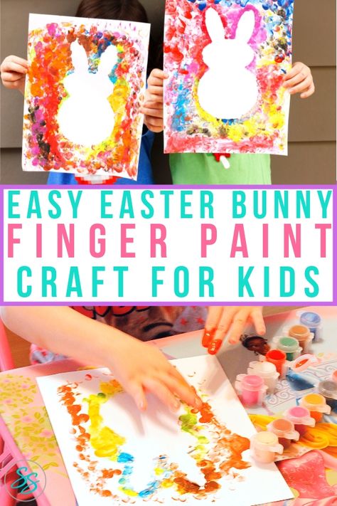 Easter bunnies are so cute and perfect for the spring season! Let your kids make their own Easter bunny fingerprint craft with this easy DIY tutorial. #fingerprintcraft #craftsforkids #easter #holidaycraft Easter Crafts Kids, Fingerprint Crafts, Easy Crafts For Teens, Crafts For Teens To Make, Finger Paint, Easy Easter Crafts, Easter Bunny Crafts, Easter Egg Crafts, Egg Crafts