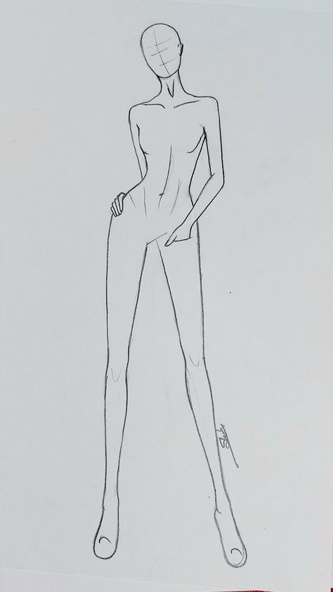 Female Fashion Illustration Poses, Cruquius Fashion Illustration, Fashion Model Drawing Step By Step, Female Fashion Figure Template, Fation Drawing, Fashion Model Drawing Illustration, Croquis Fashion Illustration Female, Fashion Figure Drawing Step By Step, Body Drawing Model