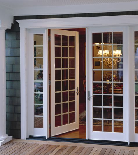 Traditional Interior Doors, Upvc French Doors, Sliding French Doors, Iron Front Door, Classic Window, French Doors Exterior, Doors Exterior, French Doors Patio, Sliding Patio Doors