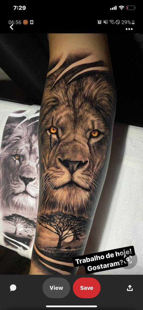 Lion Tattoo Outer Forearm, Peyton Tattoo, Lion Forearm Tattoo For Men, Realistic Lion Tattoo Design, Lion Tattoo Half Sleeve, Inner Forearm Tattoo Men, Lion Leg Tattoo, Lion Tattoo On Thigh, Lion Arm Tattoo