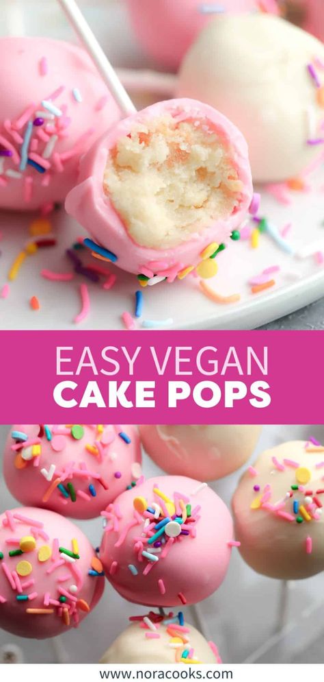 Vegan Flag Cake, Egg Free Cake Pops, Vegan Dessert Table, Vegan Finger Desserts, Dairy Free Cake Pops Recipes, Dairy Free Cake Balls, Vegan Rainbow Cake, Vegan Shower Food, Vegan Cake Balls