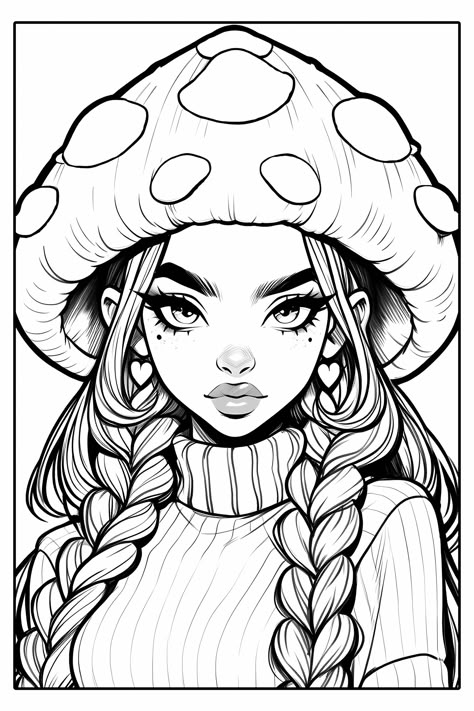 People Coloring Pages, Manga Coloring Book, Witch Coloring Pages, Coloring Pages Inspirational, Color Drawing Art, Cartoon Coloring Pages, Cool Coloring Pages, Coloring Book Art, Cute Coloring Pages