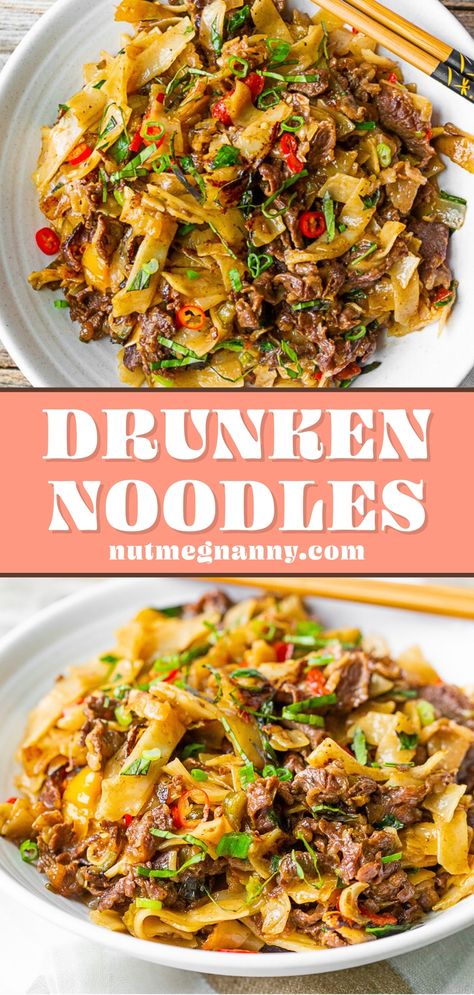 Traditional Family Dinner Recipes, Beef Drunken Noodles, Lean Meal Prep, Steak Dinner Ideas, Thai Drunken Noodles, Italian Seafood, Beverages Recipes, It's The Great Pumpkin Charlie Brown, Healthy Main Dishes