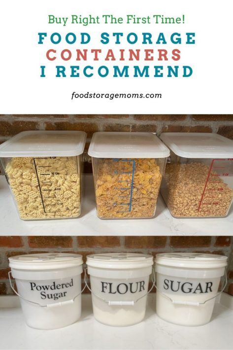 Large Flour Storage Containers, Flour Storage Containers, Bulk Food Storage Containers, Food Storage Rooms, Survival Food Storage, Flour Storage, Preppers Pantry, Flour Container, Canning Kitchen