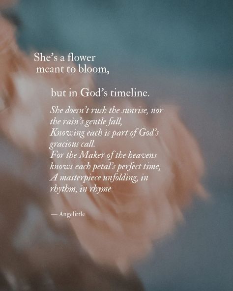 She’s a flower meant to bloom… 🌸🌸🌸 happy women’s day! 💕 — Christian poetry #christianpoetry #poetry #poetrycommunity #christianwriter #christianwritersofinstagram #womensday #womensmonth A Woman In Love Quotes, A Woman Of Faith Quotes, Christian Poetry For Women, Poetry About Femininity, Christian Poems For Women, Godly Love Quotes, If I Had A Flower For Every Time, Godly Quotes For Women, Catholic Quotes For Women