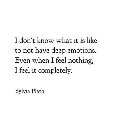 Disorganized Attachment, Jasper Twilight, Basic Quotes, Sylvia Plath Quotes, Feel Nothing, Literature Quotes, Feeling Nothing, Sylvia Plath, Literary Quotes