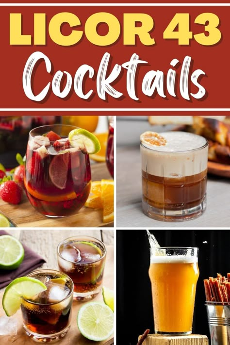 43 Drink Recipes, Drinks With 43 Liquor, Licor 43 Cocktail, Licor 43 Recipes, Liquor 43 Shots, Liquor 43 Recipes, Liquer 43 Cocktails, 43 Liquor Recipes, Maraschino Liqueur Cocktails