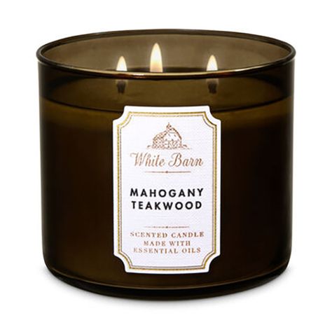 SheKnows | The Best Bath & Body Works Candle Scents, Ranked Mahogany Teakwood, Candle Melts, Candle Obsession, Man Candle, Bath Body Works Candles, Candle Scents, Bath Candles, Candles For Sale, Best Bath