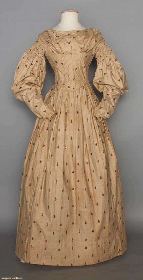 Romanticism Fashion, Early 19th Century Fashion, Romantic Era Fashion, Gilded Age Fashion, 1840s Fashion, Isn't It Romantic, 1830s Fashion, Augusta Auctions, Elizabeth Gaskell