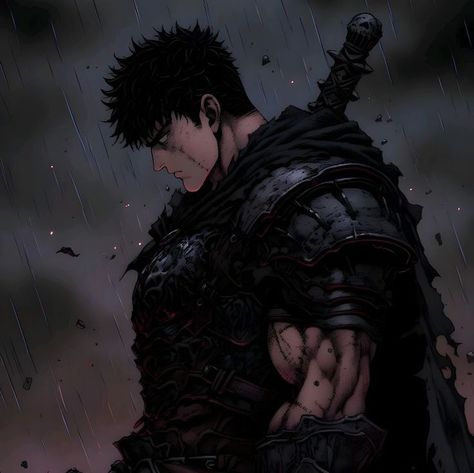 Guts Anime, Berserk Anime 1997, Black Swordsman, Guts Berserk, Madara Susanoo, Berserk Guts, Madara Wallpaper, Black Anime Guy, Dark Souls Art