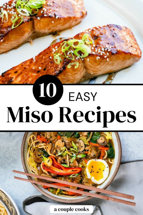 Miso Stir Fry, Miso Sauce Recipe, Miso Paste Recipes, Side Dishes Dinner, Recipes Stir Fry, Miso Recipes, Side Dishes Healthy, Miso Recipe, Salmon Soy Sauce