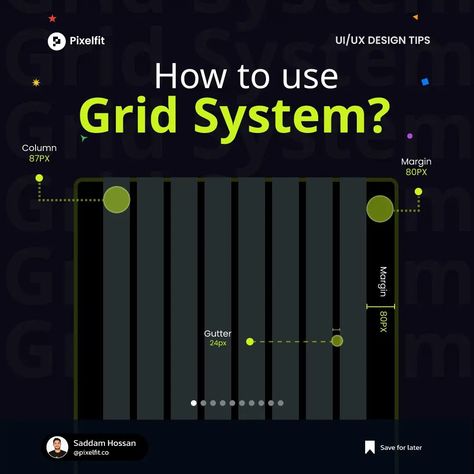 Follow our easy grid systems guide for organizing layout in design What Are Grid Systems in Design? A grid is a system for organizing layout in design. UX/UI designers also work extensively with grid layouts, since they serve as a foundational structure for interface designs (like web pages, mobile apps, and other digital interfaces). Not only do grids help to visually organize design elements, but they also serve as a vehicle to improve the user experience by enhancing readability, clarif... 12 Grid Layout, Grid Template Layout Design, Grid System Layout, Grid System Design, Grid Web Design, Grid Layout Design, Tech Infographic, Grid Website, Web Grid