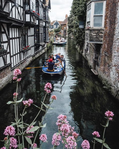 This place reminds me of Venice . Yesterday I went to Canterbury, a beautiful city that has been on my ‘to see’ list for way too long.… #england #canterbury #kent #englandtravel Canterbury England, Canterbury Kent, Day Trips From London, Kent England, Traveling Abroad, Seaside Resort, England And Scotland, Innsbruck, Reykjavik