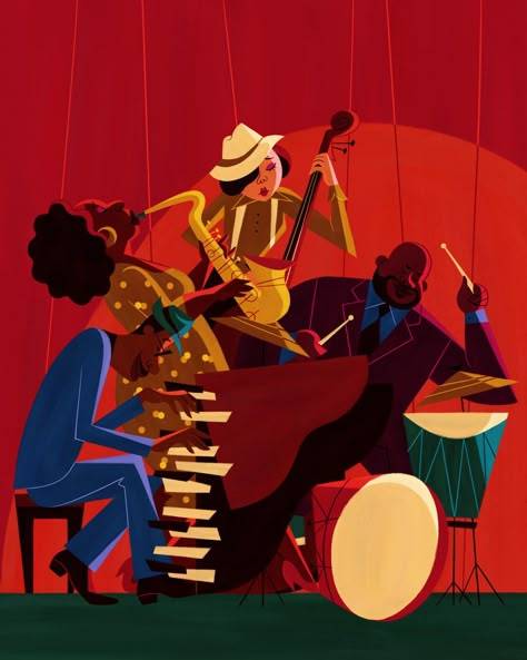 Jazz Cat, Musica Salsa, Jazz Posters, Pixar Films, Jazz Poster, Paper Background Design, Wallpaper Disney, Jazz Art, Afrocentric Art