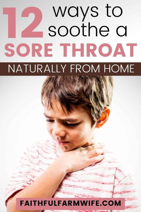 Toddler Sore Throat, Sore Throat Kids, Soar Throat Remedy, Holistic Cold Remedies, Remedies For Ear Infections, Remedy For Sore Throat, Antibiotics Natural, Strep Throat Remedies, Honey For Sore Throat