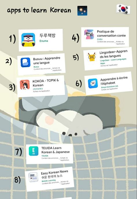 Learning apps How To Learn Korean, Korean Learning Apps, Learn Korean Language, Learning Korean Grammar, Learn Basic Korean, Learn Korean Alphabet, Easy Korean Words, Learn Hangul, Learn Korea