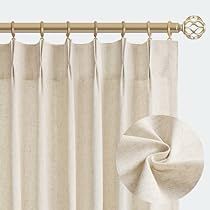 Pinch Pleat Drape, Suite Bedroom, Linen Blackout Curtains, Basement Inspiration, Pleated Drapes, Pinch Pleat Curtains, Primary Suite, Privacy Curtains, Homeward Bound