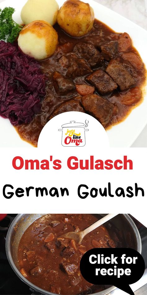 Quick German Recipes, German Crock Pot Recipes, Gulasch Beef Goulash Recipes German, German Goulash Recipes Germany, German Golashes Recipes, Bavarian Goulash Recipes, German Cooking Recipes, Austrian Goulash Recipes, Crockpot German Goulash