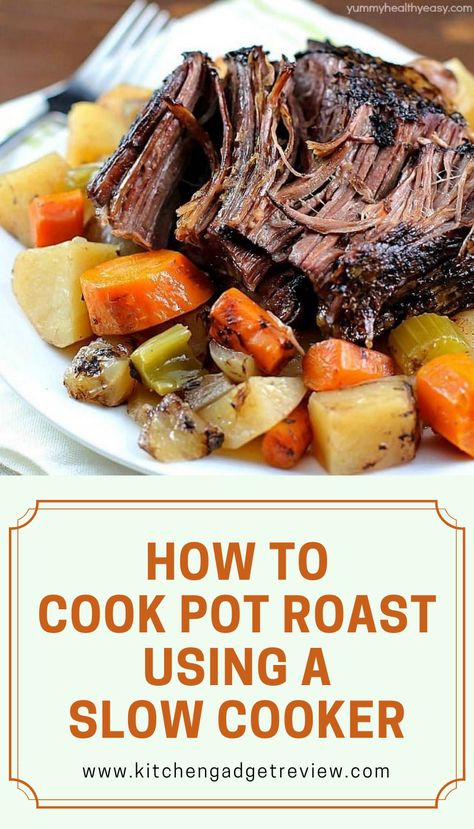 Slow Cook Pot Roast, Best Pot Roast Recipe, Post Roast, Mississippi Roast Recipe, Crockpot Pot Roast, Crockpot Roast Recipes, Pot Roast Crock Pot Recipes, Cooking Roast Beef, Best Pot Roast