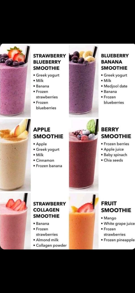 Ninja Blender Recipes Smoothies, Thick Smoothie Recipe, Breakfast Smoothie Bowl Recipes, Blender Recipes Smoothies, Ninja Blender Recipes, Donut Calories, Blueberry Banana Smoothie, Fruit Smoothie Recipes Healthy, Recipes Healthy Breakfast