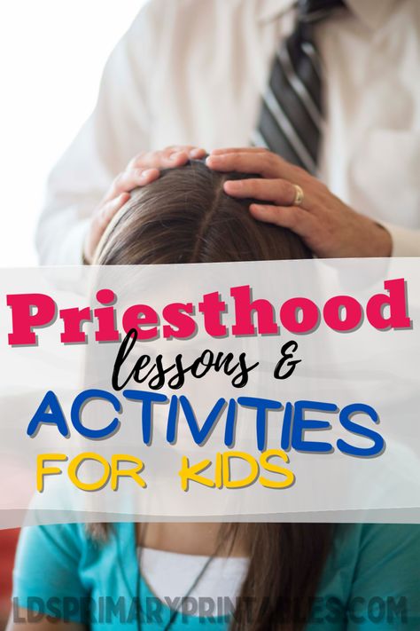 Primary Temple And Priesthood Preview, Lds Homeschool, Lds Priesthood, Priesthood Preview, Lds Object Lessons, Scripture Illustration, Primary Music Ideas, Youth Lessons, Lds Primary Lesson Helps