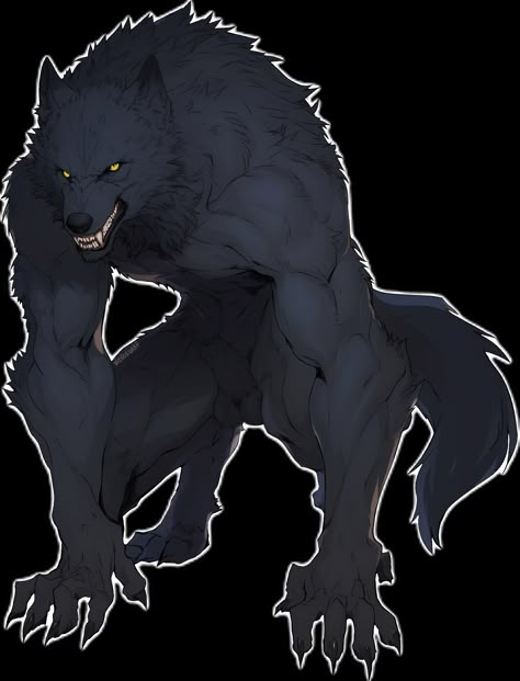 Werewolf Monster Art, Werewolf Base Pose, Skyrim Werewolf Art, Modern Werewolf Character Design, Werewolf The Forsaken, Big Wolf Art, Wolf With Antlers, Werewolf Human Form, The Quarry Werewolf