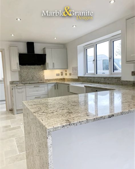 💼 | Project Showcase: Colonial White Granite Kitchen Worktops Installation, Herefordshire - - - Explore our latest kitchen transformation in Upton Bishop featuring Colonial White granite. See how custom craftsmanship and elegant design elements bring this space to life. Ready to upgrade your kitchen? - - - ✨ | Copy/paste the link below into a web browser to view the full case study with images/media: 🔗 | https://www.mgduk.com/colonial-white-granite-kitchen-worktops-installation-hereford... Colonial White Granite Kitchen, Colonial White Granite, Granite House, Granite Installation, Granite Worktop Kitchen, White Granite Kitchen, White Worktop, Granite Worktops, House Branding