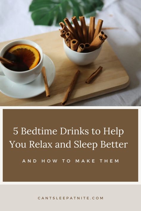 Warm Milk Recipe, Night Time Drinks, Best Tea For Sleep, Warm Drinks Recipes, Cinnamon Drink, Night Time Tea, Remedies For Insomnia, Bedtime Drink, Bedtime Tea