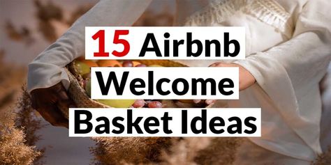 Airbnb Breakfast Basket, Air Bnb Gift Basket, Vrbo Welcome Basket, Airbnb Welcome Basket Ideas, Airbnb Gifts For Guests, Air Bnb Welcome Basket, Airbnb Host Tips Welcome Baskets, Welcome Basket For Guests Airbnb, Airbnb Gift Basket Ideas