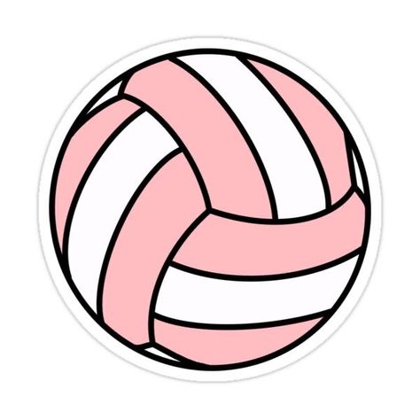 List Of Drawing Ideas, Aesthetic Volleyball, Volleyball Wallpapers, Pink Volleyball, Drawing Ideas Aesthetic, Volleyball Wallpaper, Aesthetic Pink, Ideas Aesthetic, Digital Sticker