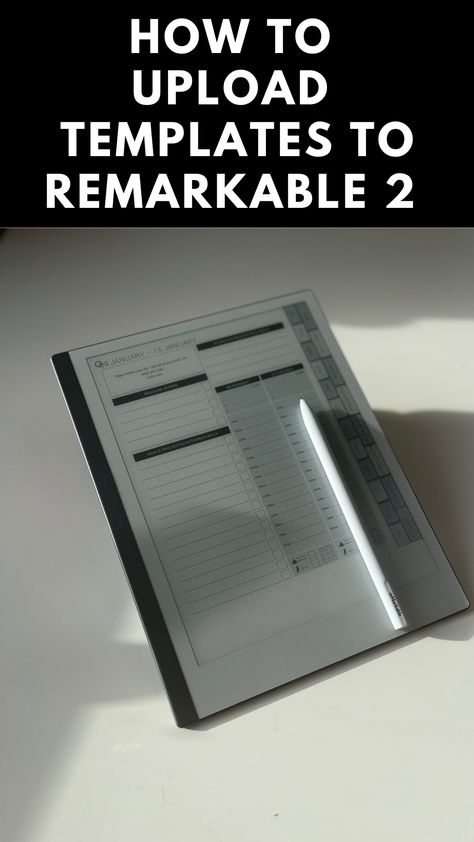 This article gives you Step by step instructions on how to upload Planner templates to Remarkable 2 Work Hack, Remarkable 2, 2024 Planner, Writing Area, Study Korean, Work Productivity, Planner Obsessed, Free Planner, Notes Template