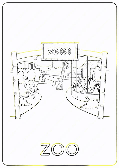 Zoo Coloring Pages For Preschool, How To Draw Zoo Animals, Zoo Drawing Sketch, Zoo Drawing Easy, Zoo Coloring Pages Printables, Zoo Animal Coloring Pages Free Printable, Zoo Worksheets Preschool Free Printable, Zoo Drawing For Kids Easy, Zoo Drawing For Kids