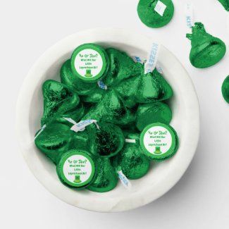 Trendy Wedding Favors, Gender Reveal Ideas, Irish Flag, Custom Chocolate, Candy Favors, Lucky In Love, Hershey Kisses, Reveal Ideas, Floral Baby Shower