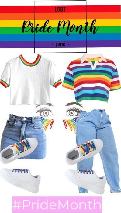 Pride March Outfits, Pansexual Pride Outfit, Pride Month Outfit Ideas, Pride Month Ideas, Pride Parade Outfit Ideas, Mardi Gras Outfit Ideas, Parade Outfit Ideas, Pride Month Outfit, Pride Parade Ideas