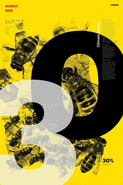 Number Graphic Design, World Bee Day, World Elephant Day, Number Graphic, Protest Posters, Graphic Design Programs, Awareness Poster, Information Poster, Photography And Illustration