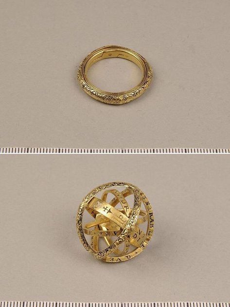 Armillary Sphere, Historical Jewellery, Archaeological Finds, Historical Artifacts, 16th Century, Ring Vintage, 그림 그리기, Gold Gold, Ring Verlobung