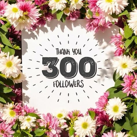 YAY!! We are at 300 followers! Thank you everyone for following me! 🥳🌸🌺🌷 #300followers #teamworkmakesthedreamwork #tuesday #happy #celebration #thankyou #onlyupfromhere 300 Followers Thank You, Followers Instagram, 300 Followers, Gods Promises, Instagram Followers, You And I, Follow Me, Thank You, On Instagram