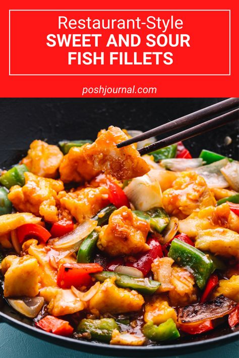 Sweet Sour Fish Fillet, Sweet Sour Fish Recipes, Fish Sauce Recipe Stir Fry, Sweet And Sour Fish Filipino, Filipino Sweet And Sour Fish, Asian Fish Recipes Chinese Food, Stir Fry Fish Recipes, Recipes For Fish Fillets, Filipino Fish Recipes