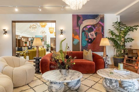 MandiCasa’s new space at the A&D, Soho House opens a Melrose studio and more Soho Home, Interior Design Advice, Carved Doors, Interior Define, Italian Kitchen, Soho House, Design District, New Space, Kitchen Cabinets In Bathroom