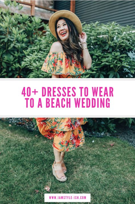 What To Wear Beach Wedding Guest, Hawaiian Beach Wedding Attire, Dresses For Island Wedding Guest, Beach Formal Attire Women Wedding, Beach Wedding Outfit Guest Woman Casual, Beach Dressy Attire, Caribbean Outfits Party, Beach Wedding Guest Dress Summer Formal, Dresses For A Beach Wedding Guest