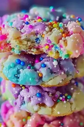 Unicorn Poop Cookies - MmmRecipes : Easy and Delicious Recipes Unicorn Poop Cookies, Cotton Candy Cookies, The Best Sugar Cookies, Ooey Gooey Butter Cake, Cotton Candy Flavoring, Unicorn Poop, Best Sugar Cookies, Gourmet Cookies, Chocolate Pecan