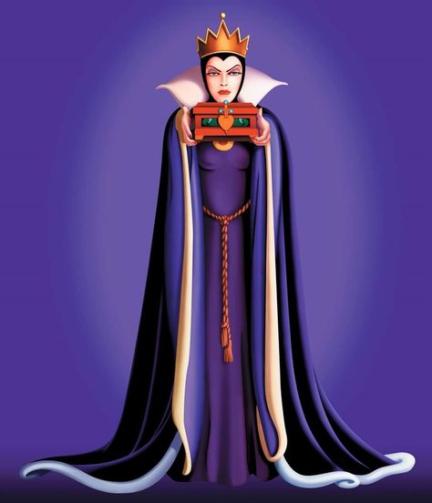 #DidYouKnow Walt Disney described the Evil Queen in Snow White as a mix between Lady Macbeth and the Big Bad Wolf. Evil Queen Disney, Evil Characters Disney, The Evil Queen, Evil Queen Art, Snow White Villian, Evil Queen And Snow White, Snow White Stepmother, Evil Queen Snow White, Evil Queen Cartoon