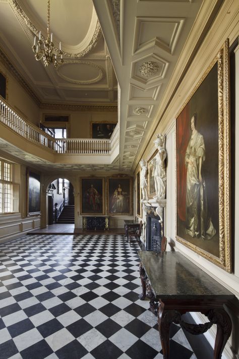 © National Trust Images/John Hammond The Great Hall at Ham House Manor House Interior, Ham House, Richmond Upon Thames, English Manor Houses, The Great Hall, Great Hall, English Manor, English Country House, Great House