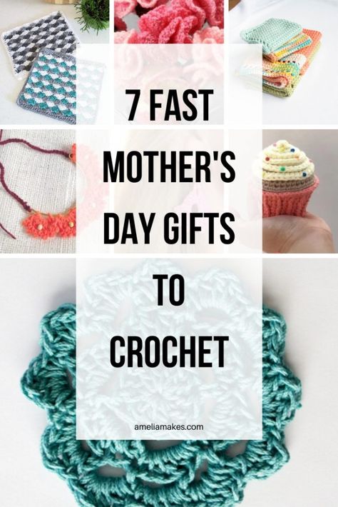 Crochet Mother's Day Gifts Easy Crochet Mother’s Day Gift, Small Crochet Gifts For Women, Gifts For Adult Daughters, Crochet Gift Ideas For Women, Crochet Mothers Day Gifts, Crochet Mothers Day, Mother's Day Crochet, Gifts To Crochet, Mother's Day Diy Gifts