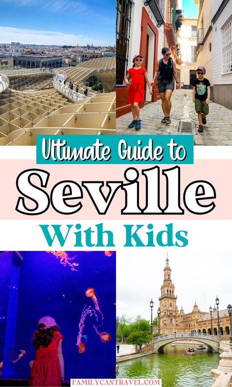 Seville is a perfect destination for families! Discover top things to do in Seville with kids, kid-friendly activities, and the best places in Seville for families. This Seville family travel guide is packed with tips to help you enjoy a stress-free, fun-filled vacation. Best Cities In Spain, Spanish Restaurant, Places In Spain, Kid Friendly Activities, San Sebastian, Best Cities, Spain Travel, Family Holiday, Seville