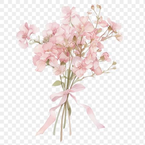 Pink Png Coquette, Aesthetic Pngs For Edits, Flower Png Aesthetic, Icon Png Aesthetic, Pink Flowers Drawing, Coquette Flowers, Aesthetic Pngs, Pink Ribbon Png, Flower Bouquet Png